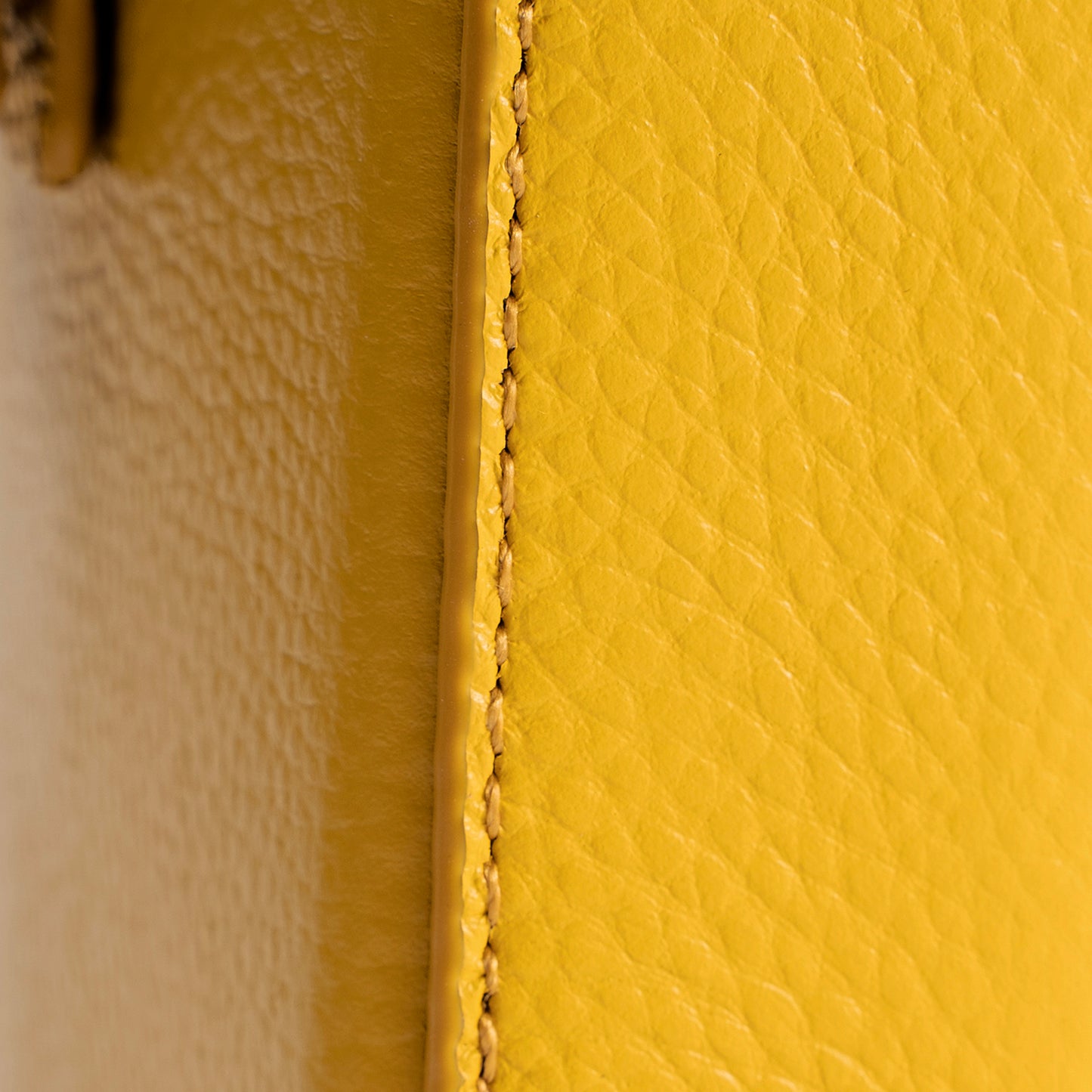 Phone-Bag (Yellow Split Leather)