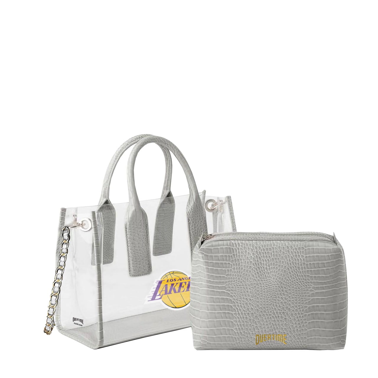 LIMITED White Split Leather Lakers Handbag